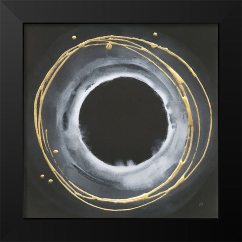 Eclipse I Black Modern Wood Framed Art Print by Paschke, Chris
