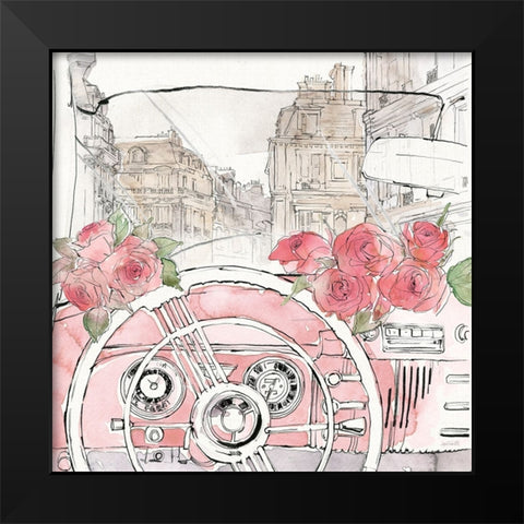 Vintage Travel II Black Modern Wood Framed Art Print by Tavoletti, Anne