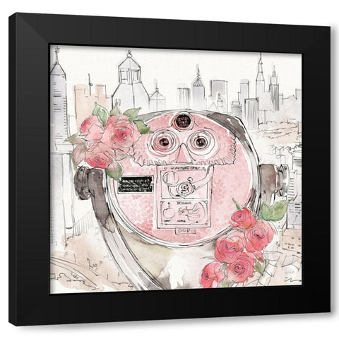 Vintage Travel III Black Modern Wood Framed Art Print by Tavoletti, Anne