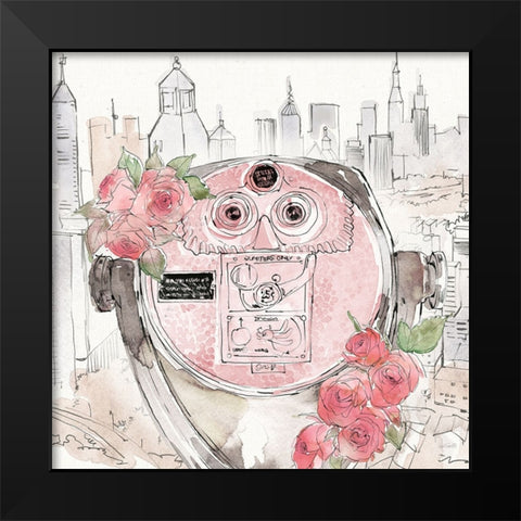 Vintage Travel III Black Modern Wood Framed Art Print by Tavoletti, Anne