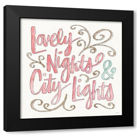 Vintage Travel VI Black Modern Wood Framed Art Print with Double Matting by Tavoletti, Anne