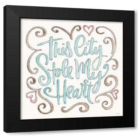 Vintage Travel VII Black Modern Wood Framed Art Print by Tavoletti, Anne