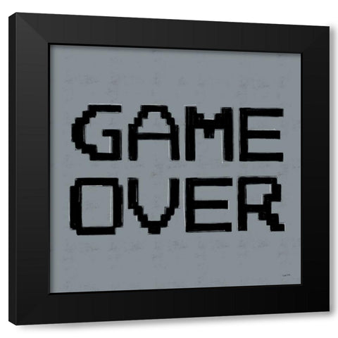 Gaming II Black Modern Wood Framed Art Print by York, Leah