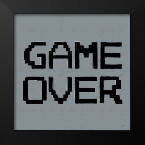 Gaming II Black Modern Wood Framed Art Print by York, Leah