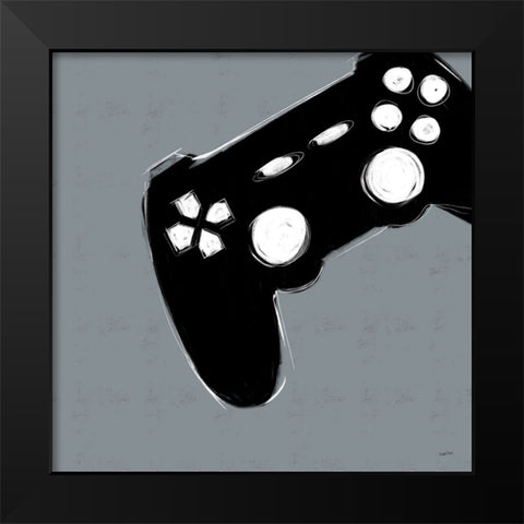 Gaming III Black Modern Wood Framed Art Print by York, Leah