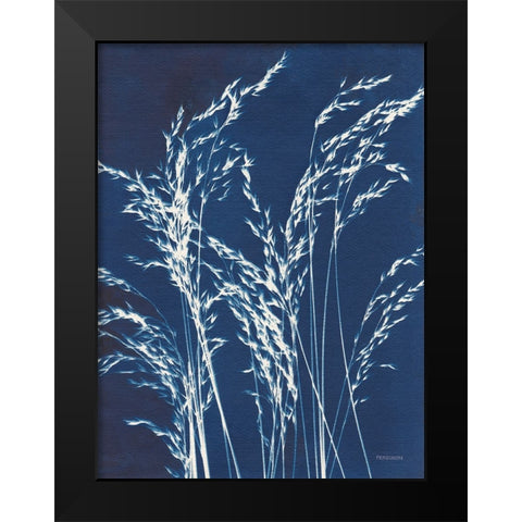 Ornamental Grass V Black Modern Wood Framed Art Print by Ferguson, Kathy