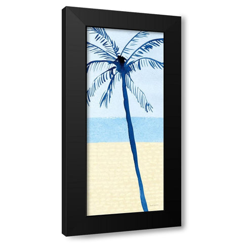 Laguna Palms Triptych III Black Modern Wood Framed Art Print with Double Matting by Charro, Mercedes Lopez