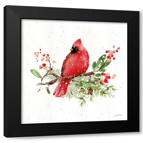 Celebrate the Season II Black Modern Wood Framed Art Print by Pete, Katrina