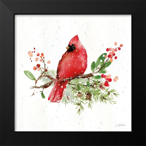 Celebrate the Season II Black Modern Wood Framed Art Print by Pete, Katrina