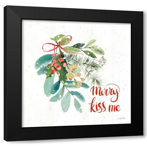 Celebrate the Season III Black Modern Wood Framed Art Print by Pete, Katrina