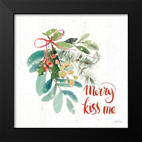 Celebrate the Season III Black Modern Wood Framed Art Print by Pete, Katrina