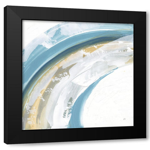 Cyclical I Black Modern Wood Framed Art Print by Paschke, Chris
