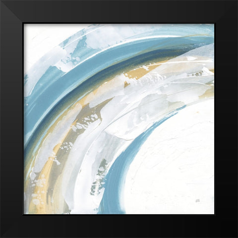 Cyclical I Black Modern Wood Framed Art Print by Paschke, Chris