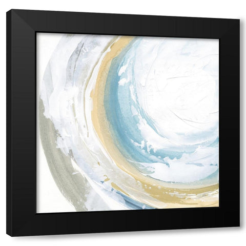 Cyclical III Black Modern Wood Framed Art Print with Double Matting by Paschke, Chris