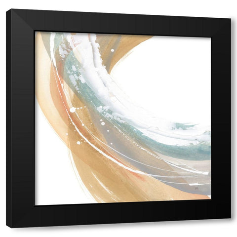 White Dots III Black Modern Wood Framed Art Print by Paschke, Chris