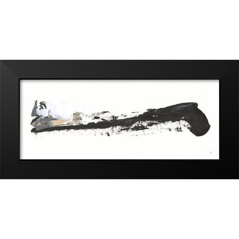 Scraping By I Black Modern Wood Framed Art Print by Paschke, Chris