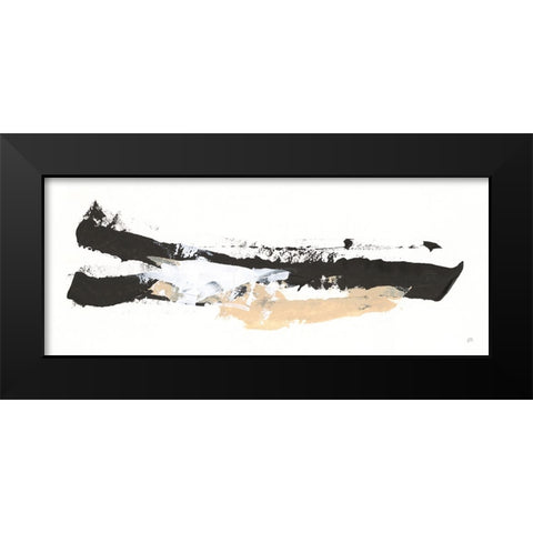 Scraping By III Black Modern Wood Framed Art Print by Paschke, Chris