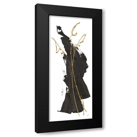 Instinct II Black Modern Wood Framed Art Print with Double Matting by Paschke, Chris