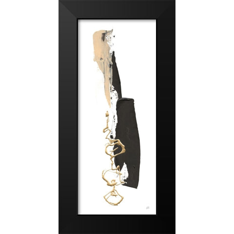 Instinct V Black Modern Wood Framed Art Print by Paschke, Chris