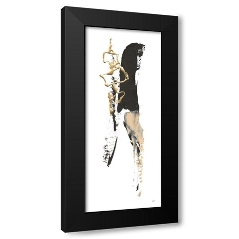 Instinct VI Black Modern Wood Framed Art Print with Double Matting by Paschke, Chris