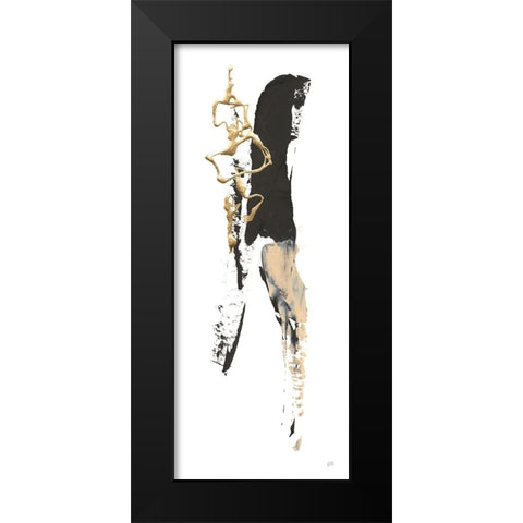 Instinct VI Black Modern Wood Framed Art Print by Paschke, Chris