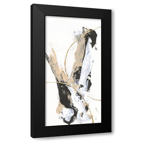 Composite I Black Modern Wood Framed Art Print with Double Matting by Paschke, Chris