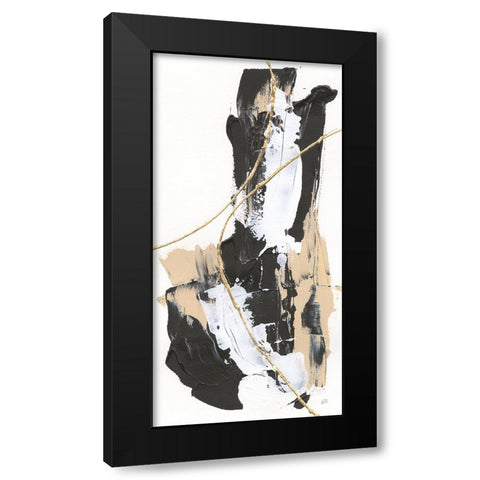 Composite IV Black Modern Wood Framed Art Print with Double Matting by Paschke, Chris