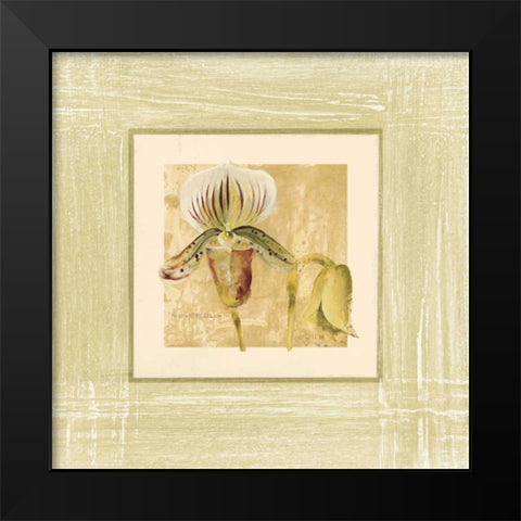 Exotic Floral II Black Modern Wood Framed Art Print by Blum, Cheri