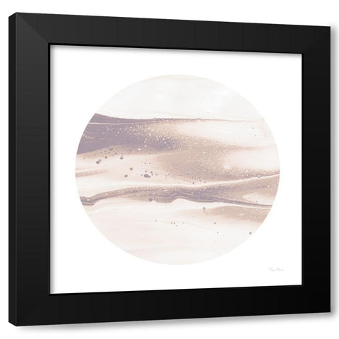 Dark Matter I Blush Black Modern Wood Framed Art Print with Double Matting by Rhue, Piper