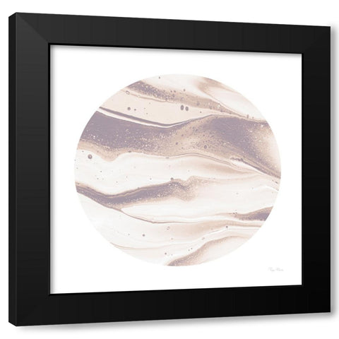 Dark Matter II Blush Black Modern Wood Framed Art Print by Rhue, Piper