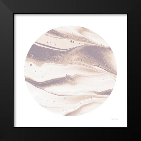 Dark Matter II Blush Black Modern Wood Framed Art Print by Rhue, Piper