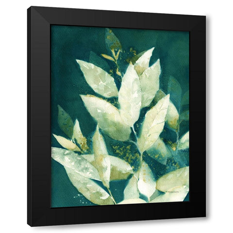 Shower of Gold II Light Black Modern Wood Framed Art Print by Ferguson, Kathy