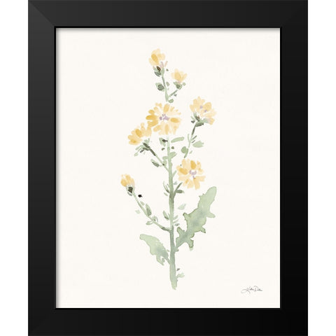 Flowers of the Wild III Pastel Black Modern Wood Framed Art Print by Pete, Katrina