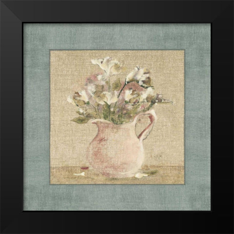 Cottage Bouquet IV Black Modern Wood Framed Art Print by Blum, Cheri