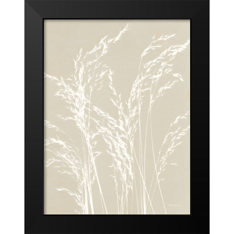 Ornamental Grass V Neutral Black Modern Wood Framed Art Print by Ferguson, Kathy