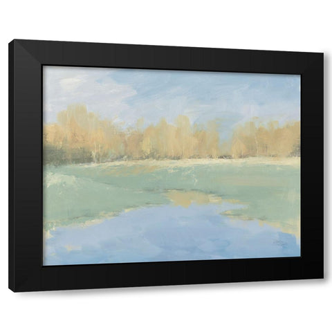 Early Morning Black Modern Wood Framed Art Print with Double Matting by Studio, Wellington