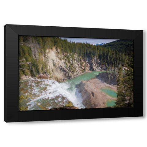 Approaching Black Modern Wood Framed Art Print with Double Matting by Larson, Nathan