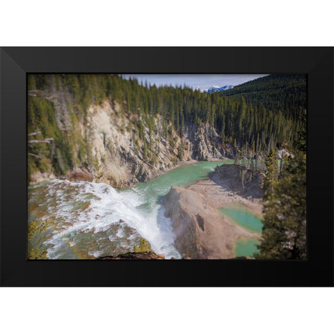 Approaching Black Modern Wood Framed Art Print by Larson, Nathan