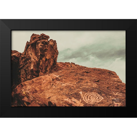 Welcome IV Black Modern Wood Framed Art Print by Larson, Nathan