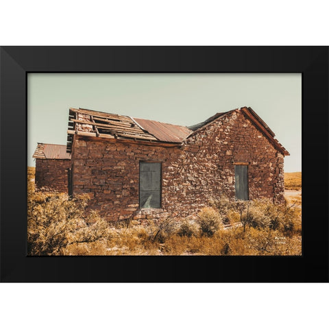 Welcome VII Black Modern Wood Framed Art Print by Larson, Nathan