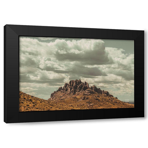 Welcome VIII Black Modern Wood Framed Art Print with Double Matting by Larson, Nathan