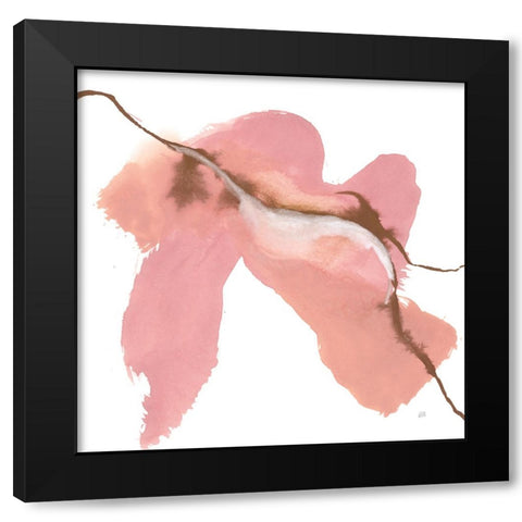 Organic IV Black Modern Wood Framed Art Print with Double Matting by Paschke, Chris