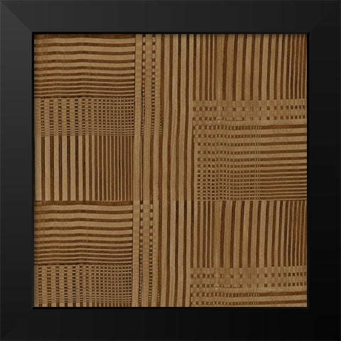 Raffia IX Neutral Black Modern Wood Framed Art Print by Green, Nancy