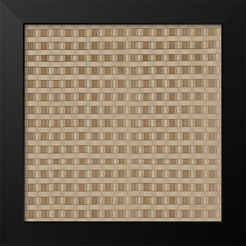 Raffia VII Neutral Black Modern Wood Framed Art Print by Green, Nancy