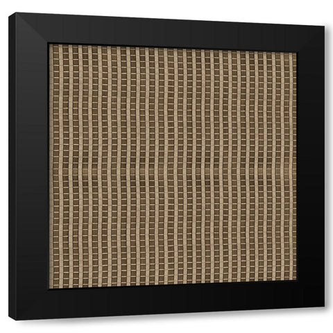 Raffia VIII Neutral Black Modern Wood Framed Art Print with Double Matting by Green, Nancy