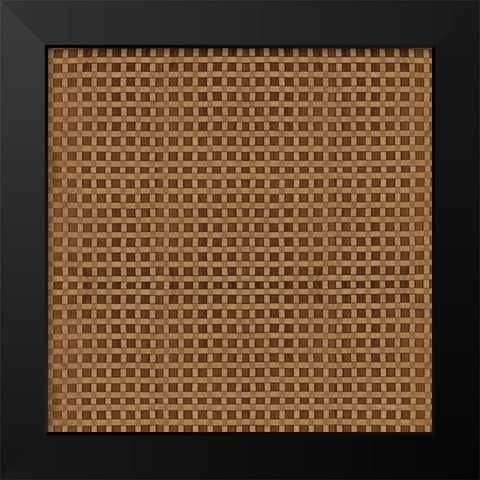 Raffia X Neutral Black Modern Wood Framed Art Print by Green, Nancy