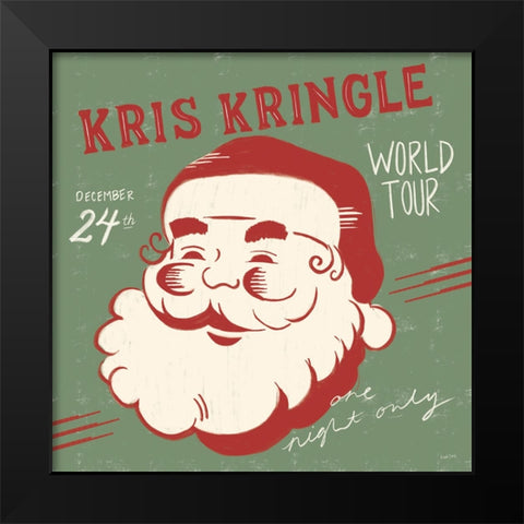 Christmas Nostalgia I Black Modern Wood Framed Art Print by York, Leah