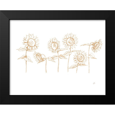 Sunshine Seeds III Black Modern Wood Framed Art Print by Brissonnet, Daphne