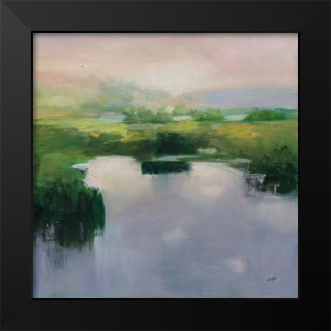 Still Water Black Modern Wood Framed Art Print by Purinton, Julia
