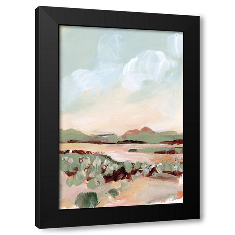 Autumn Meadow Black Modern Wood Framed Art Print by Pete, Katrina